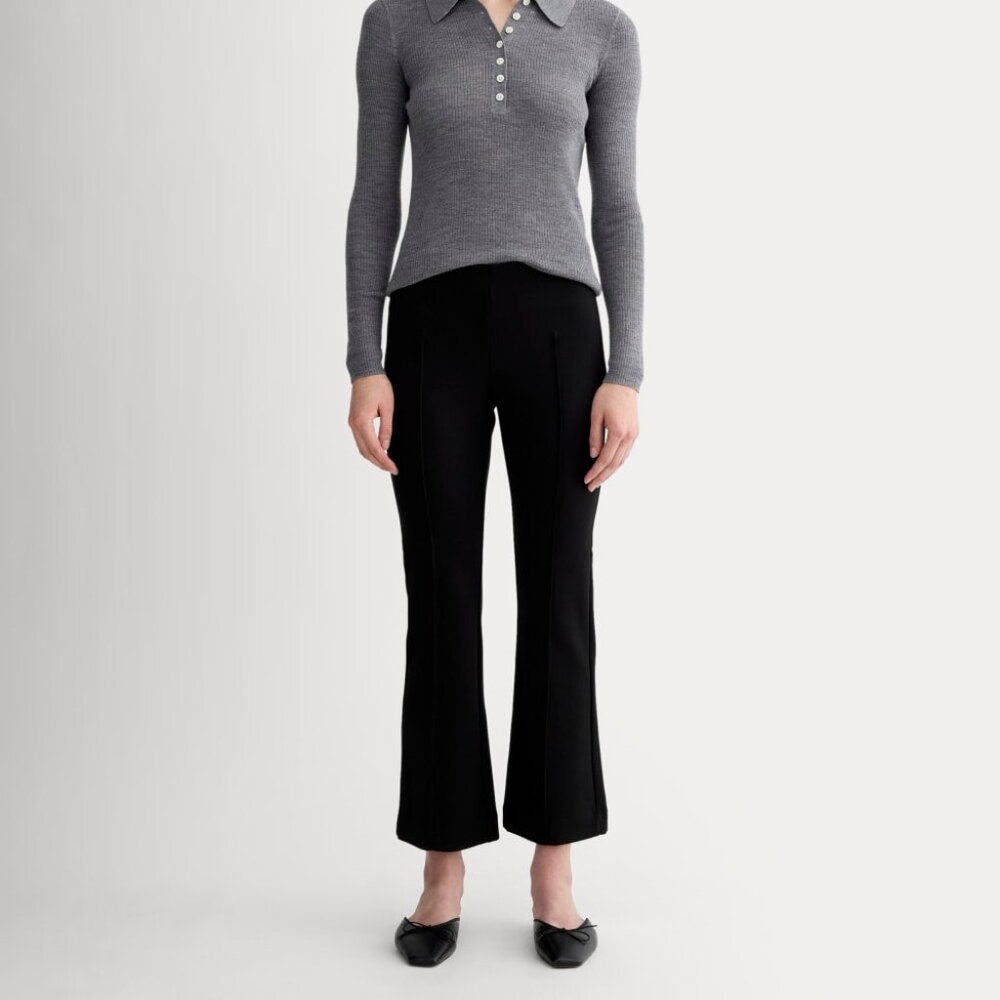 New! Everlane Women's Dream Kick Flare Pant in Black, Size Medium